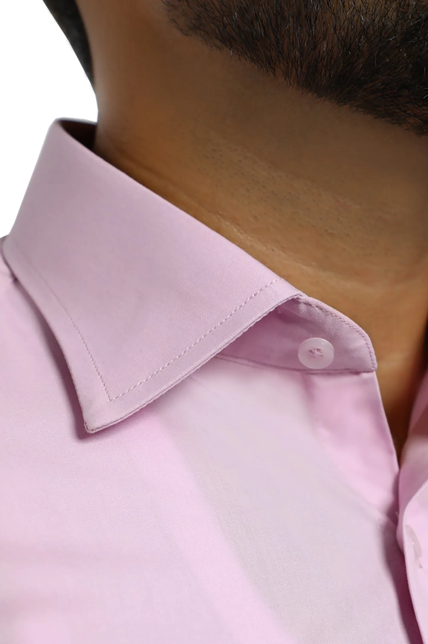 Pink Plain Formal Shirt