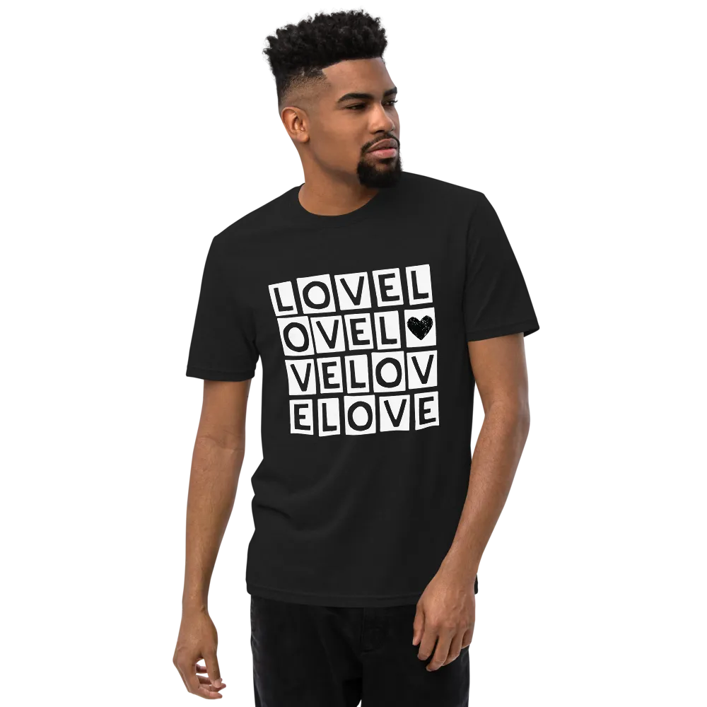 "LOVE LOVE LOVE" RECYCLED TEE