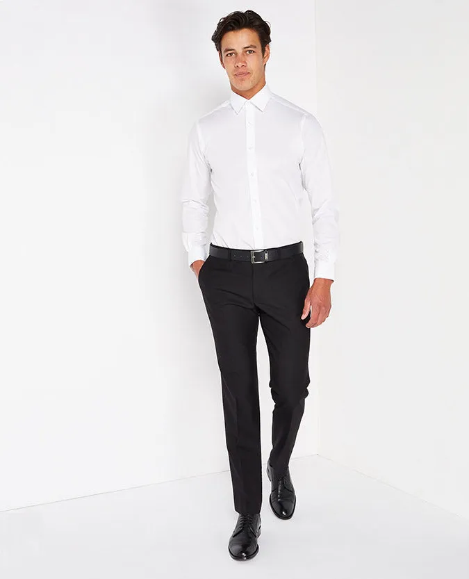 Remus Uomo Formal Trouser - Black