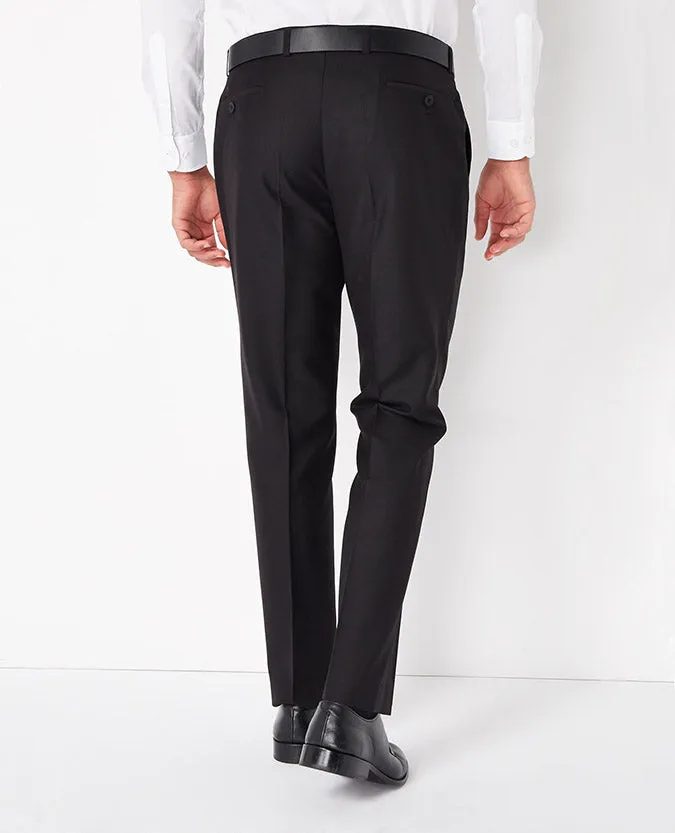 Remus Uomo Formal Trouser - Black