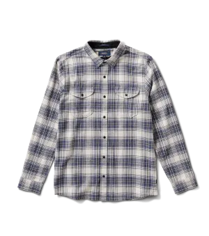 Roark Kemp Long Sleeve Flannel - Navy