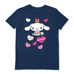 Sanrio (Cinnamoroll Pup) Navy Blue Unisex T-Shirt