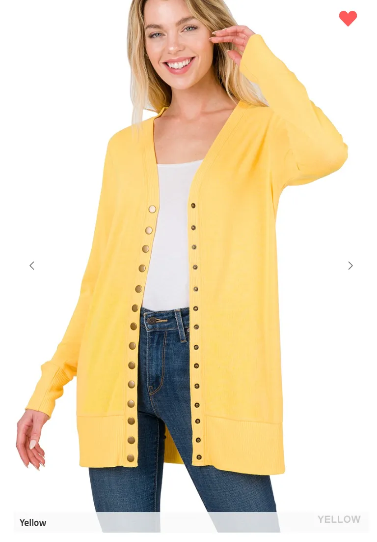 Sara's Steals Spring Snap Cardigans - Final Sale