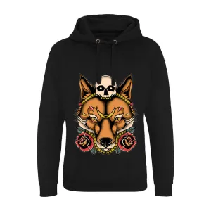 Skull Fox Pocketless Hoodies