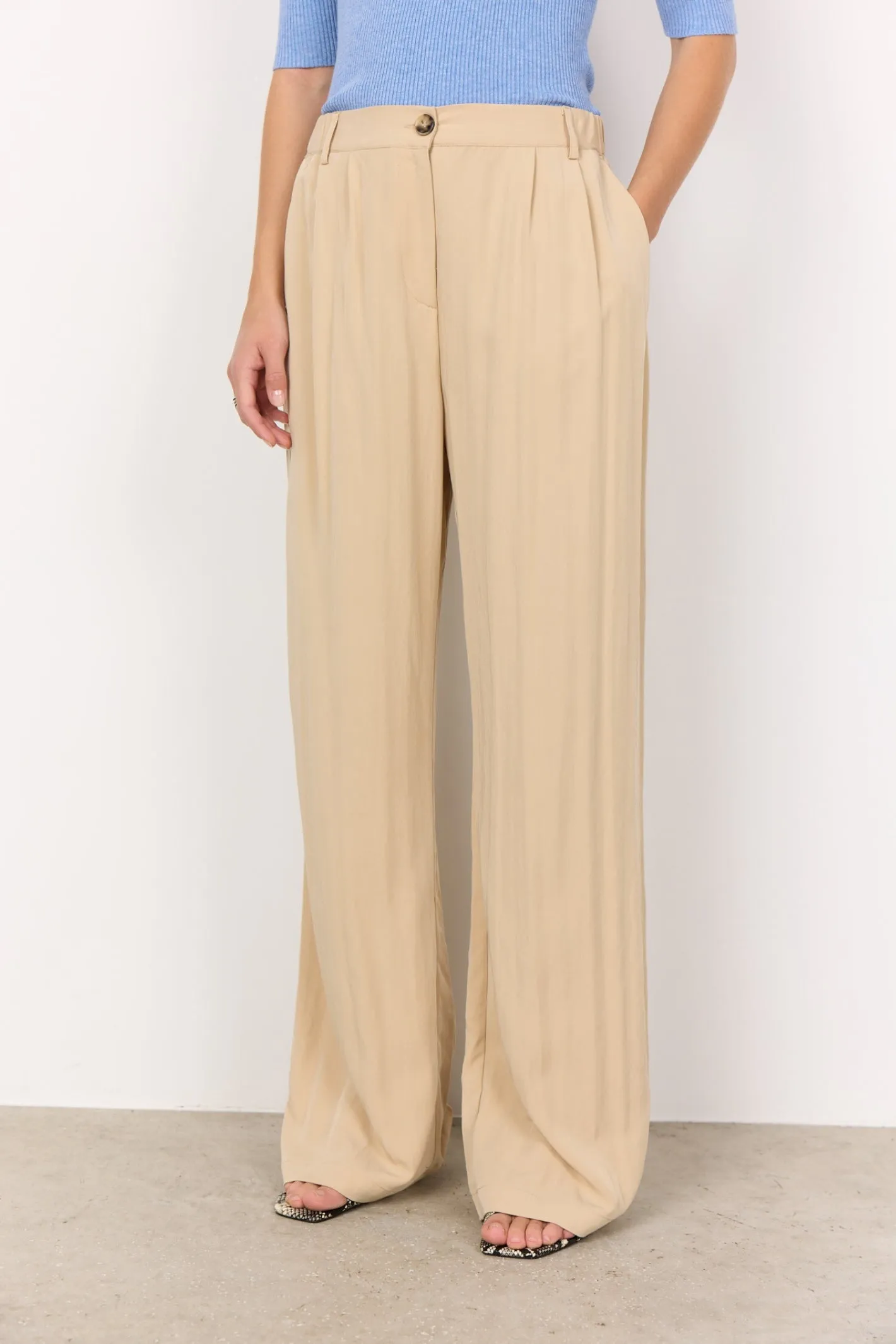 Soya Concept 41020-20 8008 SC Paige 2 Trousers in Sand
