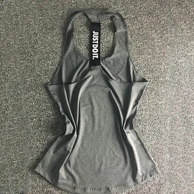 Stylsih Breathable Women's Blackless Sleeveless Fitness Vest For Yoga