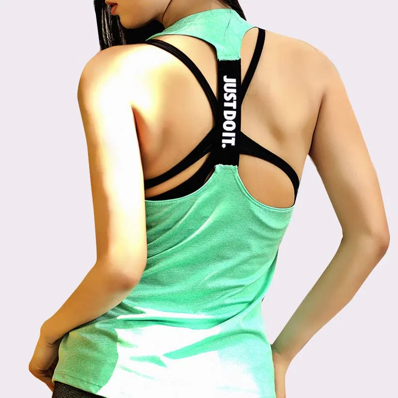 Stylsih Breathable Women's Blackless Sleeveless Fitness Vest For Yoga
