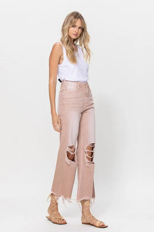 Vervet by Flying Monkey 90's Vintage Crop Flare Jeans