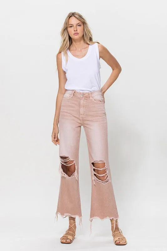 Vervet by Flying Monkey 90's Vintage Crop Flare Jeans