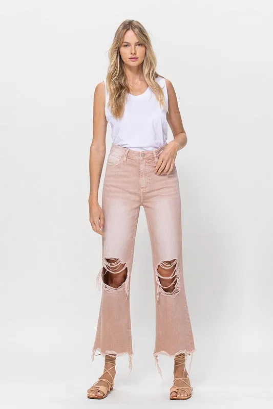 Vervet by Flying Monkey 90's Vintage Crop Flare Jeans