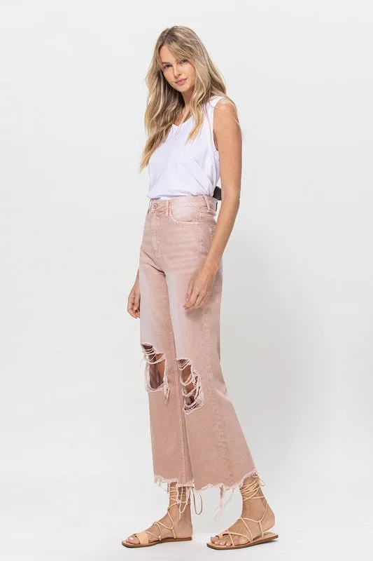 Vervet by Flying Monkey 90's Vintage Crop Flare Jeans