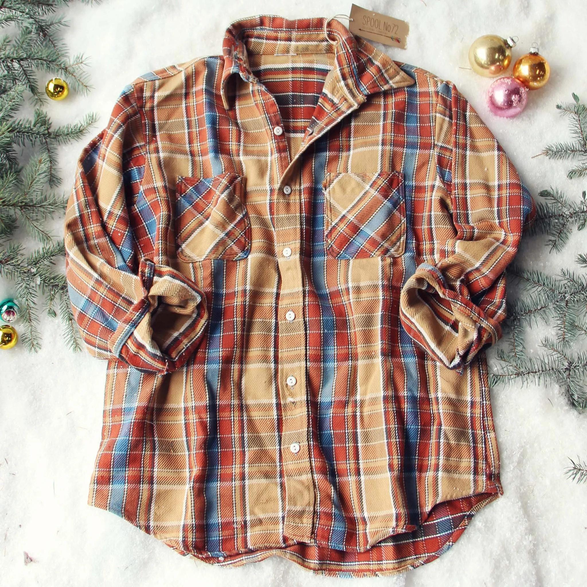 Vintage Plaid Flannel #11