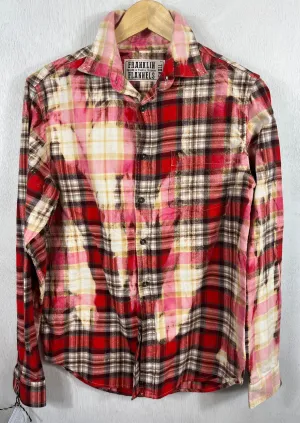 Vintage Red, White, Black and Pink Size Small