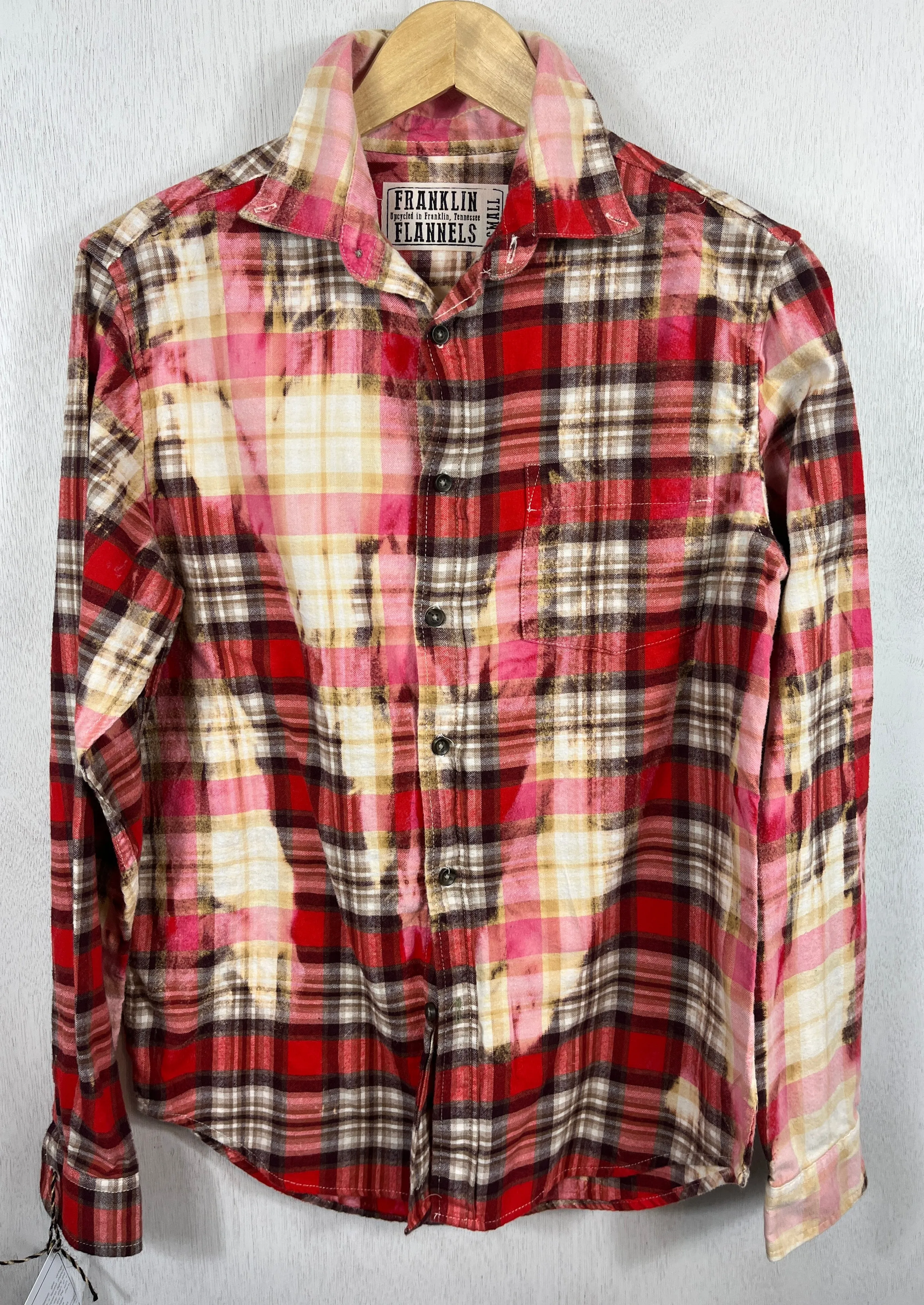 Vintage Red, White, Black and Pink Size Small
